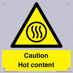 Caution Hot content